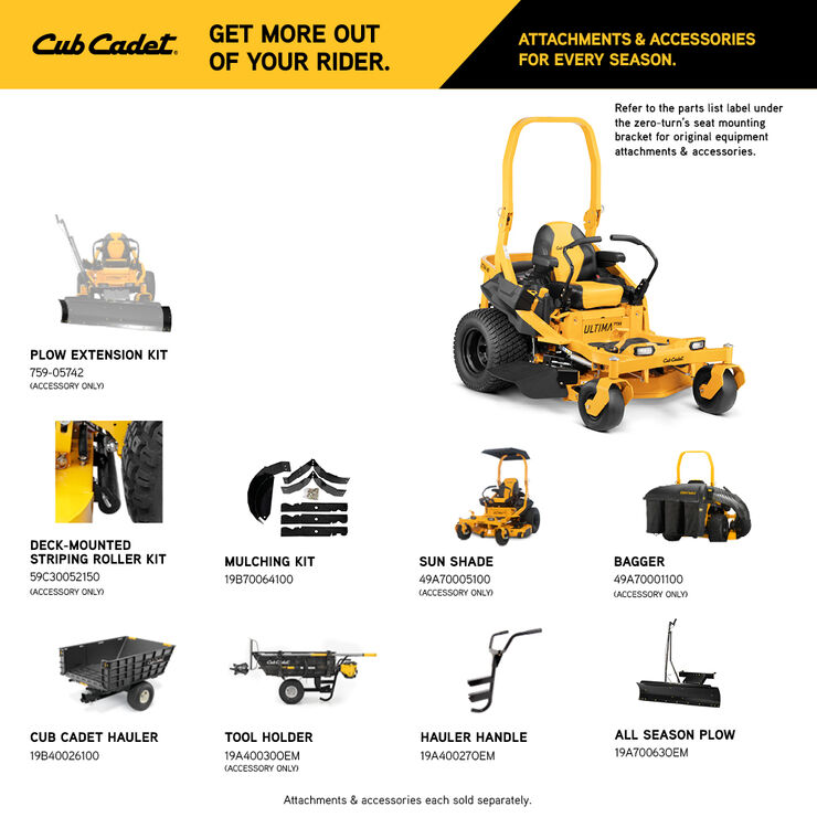 Cub Cadet ZTX4 48 (47TSAAA6A10) Cub Cadet ZTX4 48 (47TSAAA6A10)