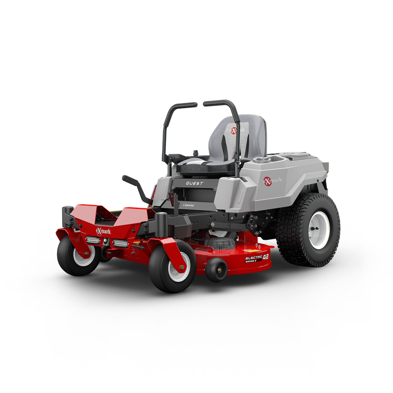Exmark Quest V-Series with Flex-Force 60V Battery and 42" Electric Series 2 Deck Exmark Quest V-Series with Flex-Force 60V Battery and 42" Electric Series 2 Deck