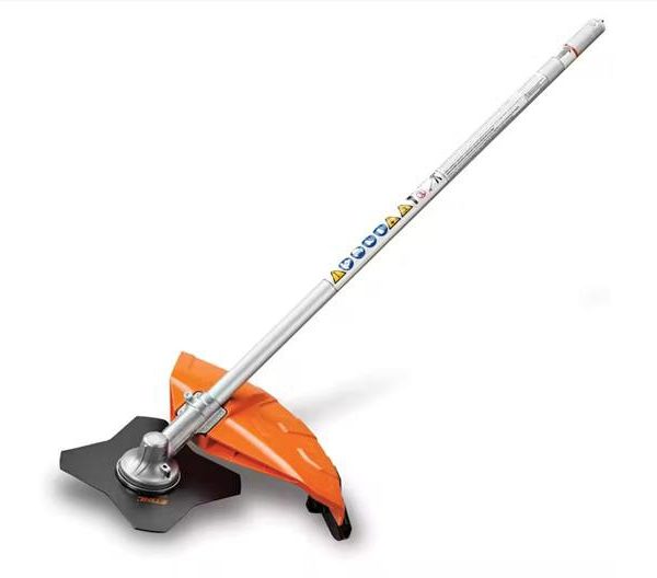 STIHL FS-KM Brushcutter with Four-Tooth Grass Blade