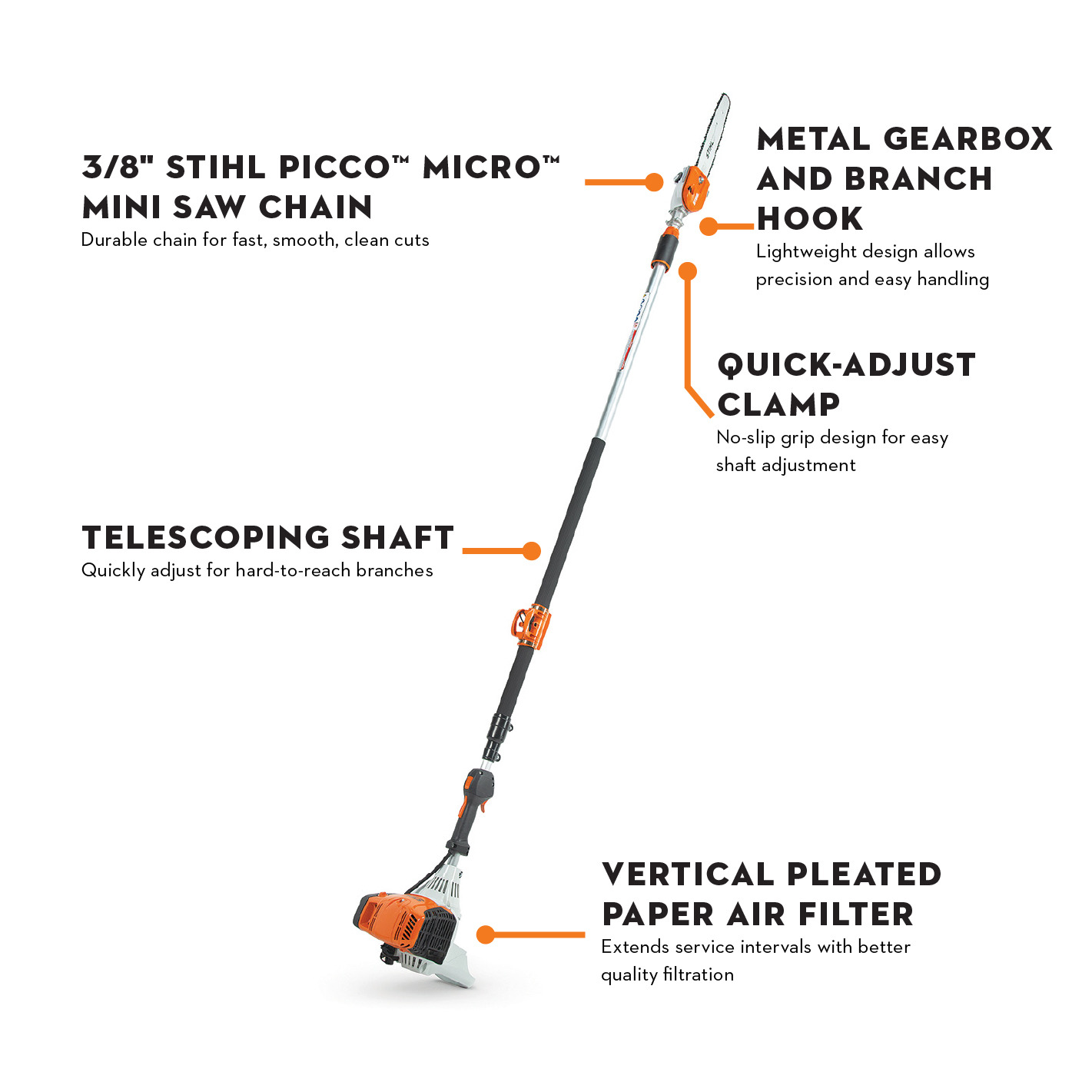STIHL HT 135 Gasoline Pole Pruner